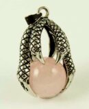 Pendant Dragon Claw Rose Quartz