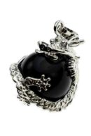 Pendant Dragon On Onyx Ball