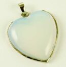Pendant Heart Opalite Stone