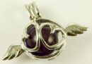 Pendant Wings Amethyst Ball