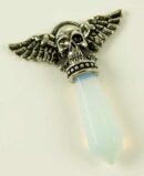 Pendant Skull Wand Opalite