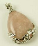 Pendant Tear Drop Rose Quartz