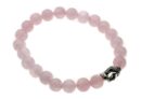Bracelet Buddha Head Rose Quartz