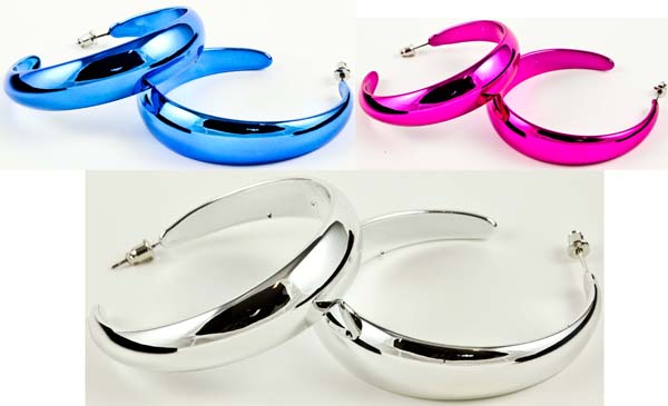 Earring Round 6 Assorted Colours