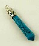 Pendant Hexagonal Turquoise Colour