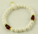 Bracelet Mala Lotus Beads Tridacna Stone 8mm