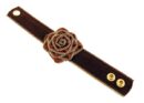 Bracelet Brown Rose With Zip Detailing
