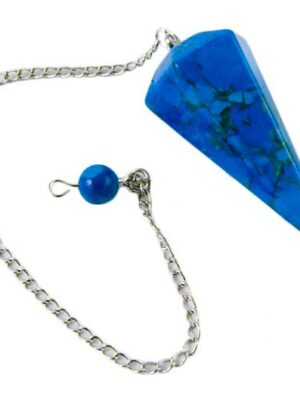 Pendulum Faceted Howlite