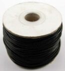 Leather Cord 1.5mm Black 50 Metres