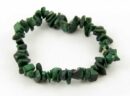 Bracelet Chipped Real Malachite 6cm