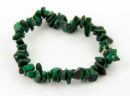 Bracelet Chipped Real Malachite 6cm
