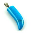 Pendant Horn Turquoise Colour
