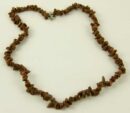 Necklace Stone Chip Gold Stone