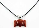 Pendant Heart With Wings Sunstone