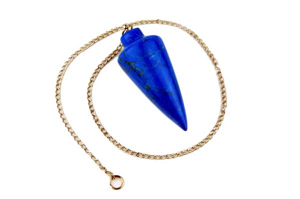 Pendulum Howlite Turquoise Colour