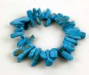 Bracelet Large Chip Turquoise Colour