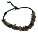 Necklace Chip Stones Smokey