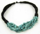 Necklace Chip Stones Turquoise