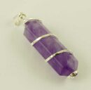 Pendant Spiral Amethyst 5.5cm