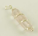 Pendant Spiral Rose Quartz 5.5cm