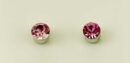 Earring Stud Magnetic Pink W0.4cm
