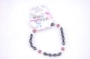 Bracelet Magnetic Purple Glass 3pcs