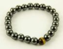 Bracelet Magnetic Hematite Tiger Eye 8mm