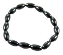 Bracelet Oval Magnetic Hematite 6x12mm