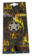 Pendant Pewter Pentagram Cut