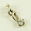 Pendant Silver Circle Twister