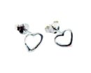 Earring Silver Small Heart