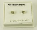 Earring Silver Stud 4mm