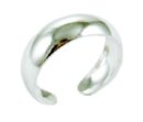 Toe Ring Silver Band Plain