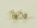 Silver Earring Stud Flower