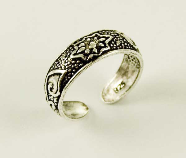 Toe Ring Silver Band