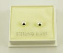 Earring Stud Plain Ball 4mm
