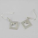 Silver Earring Hook Square