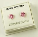 Silver Earring Stud Heart 5mm