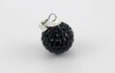 Pendant Silver Cluster Jet 12mm Ball
