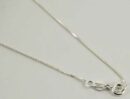 Chain Silver Box Style 16 Inch