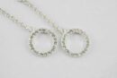Silver Earring Circle Medium