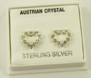 Earring Silver Stud Heart