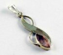 Pendant Silver Rose Quartz Oval