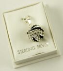 Silver Pendant Ball 12mm