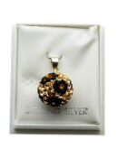Silver Pendant Ball 12mm