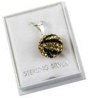 Silver Pendant Ball 12mm