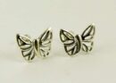 Earring Silver Stud Butterfly