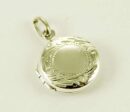 Pendant Silver Locket Circle