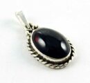 Pendant Silver Stone Garnet