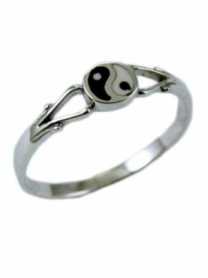 Ring Silver Ying Yang